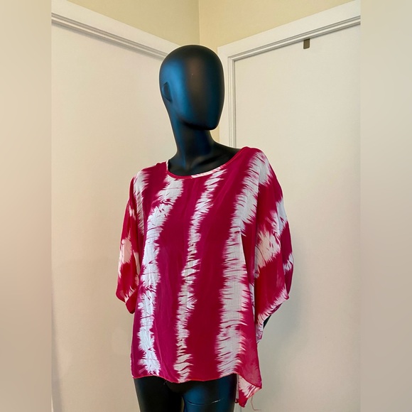 Tie-Dye Sheer Cover-up - Picture 7 of 7